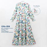 GNs-004 Gamis Katun Rayon Premium Free Masker